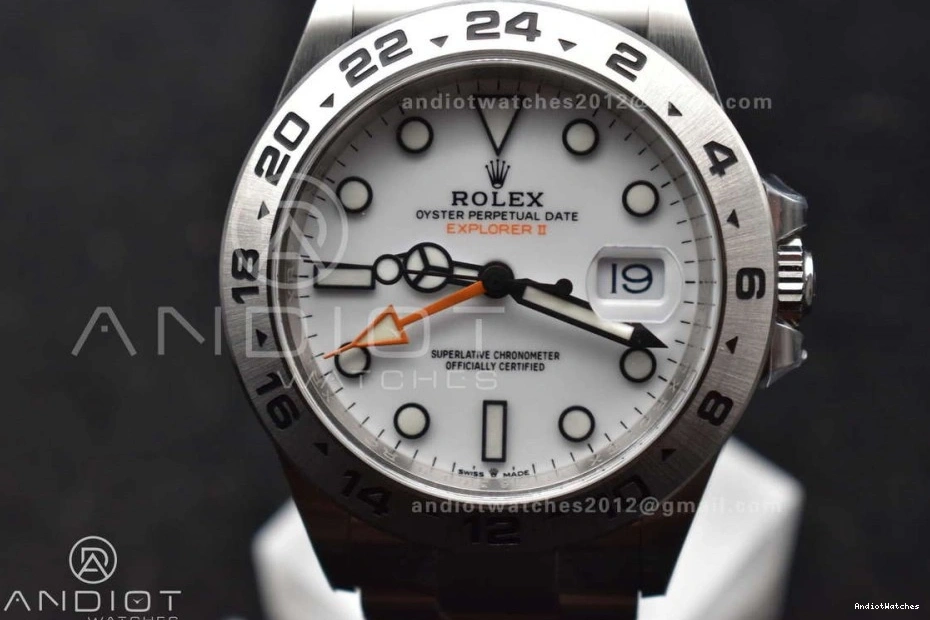 1:1 II Explorer ComfortFit 226570 904L 845 Edition on Bracelet 42mm CHS Clean Dial DD3285 SS White Best 1218